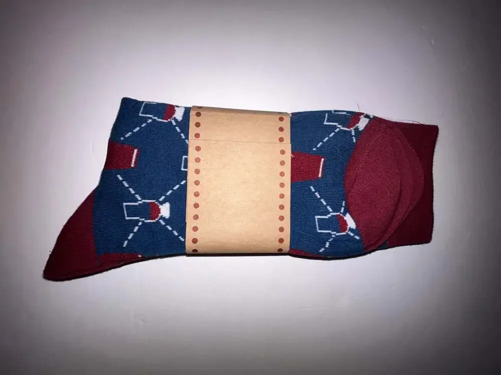 Elijah Craig Small Batch Bourbon Whiskey Themed Crew Socks
